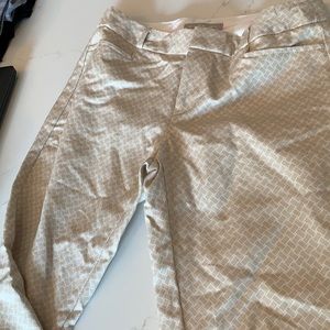 Banana republic Sloan pants patterned size 0